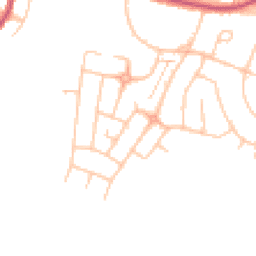 Daytime road noise heatmap for BR2 8BX