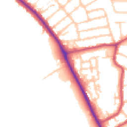 Daytime road noise heatmap for BR2 8HB