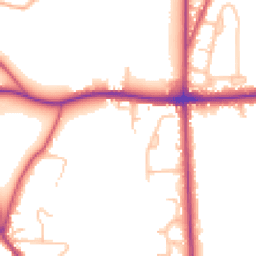 Daytime road noise heatmap for BR2 8HS