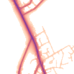 Daytime road noise heatmap for BR2 8LA
