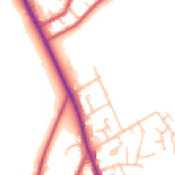 Daytime road noise heatmap for BR2 8LB