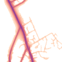 Daytime road noise heatmap for BR2 8LG