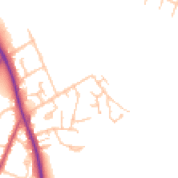 Daytime road noise heatmap for BR2 8RA