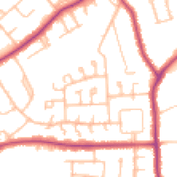 Daytime road noise heatmap for BR2 9DJ