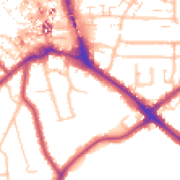 Daytime road noise heatmap for BR2 9GD