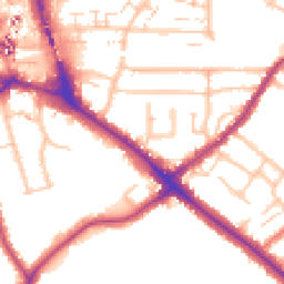 Daytime road noise heatmap for BR2 9HX
