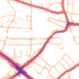 Daytime road noise heatmap for BR2 9LG