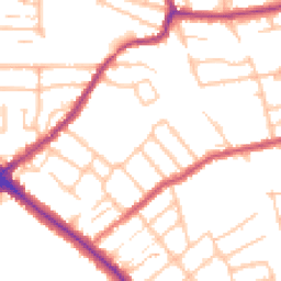 Daytime road noise heatmap for BR2 9PB
