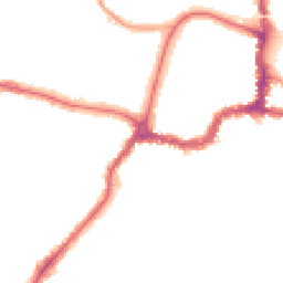 Night-time road noise heatmap for BR3 1AB