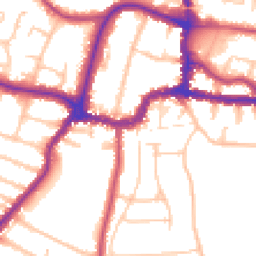 Daytime road noise heatmap for BR3 1AE