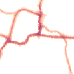 Night-time road noise heatmap for BR3 1AN