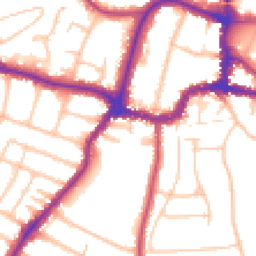 Daytime road noise heatmap for BR3 1AT