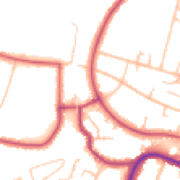Daytime road noise heatmap for BR3 1AU