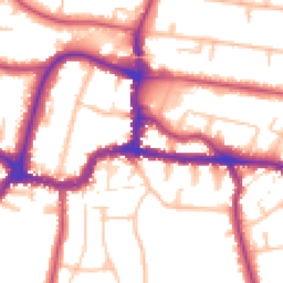 Daytime road noise heatmap for BR3 1AW