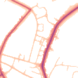 Daytime road noise heatmap for BR3 1BF