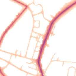 Daytime road noise heatmap for BR3 1BJ