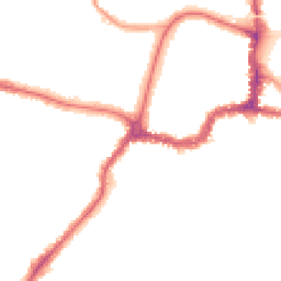 Night-time road noise heatmap for BR3 1BN