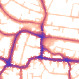 Daytime road noise heatmap for BR3 1BQ
