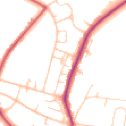 Daytime road noise heatmap for BR3 1BS