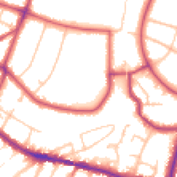 Daytime road noise heatmap for BR3 1BZ