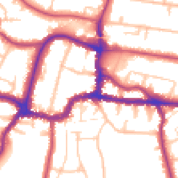 Daytime road noise heatmap for BR3 1DE