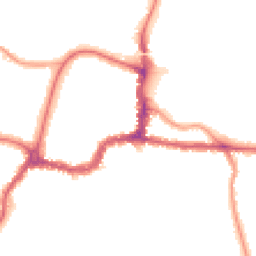 Night-time road noise heatmap for BR3 1DE