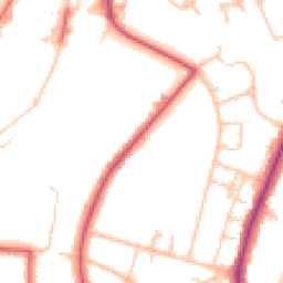 Daytime road noise heatmap for BR3 1DQ