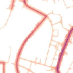 Daytime road noise heatmap for BR3 1DS