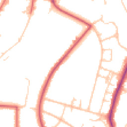Daytime road noise heatmap for BR3 1DW