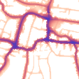 Daytime road noise heatmap for BR3 1EA