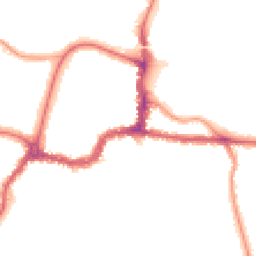 Night-time road noise heatmap for BR3 1EB