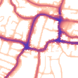 Daytime road noise heatmap for BR3 1EE