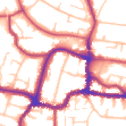 Daytime road noise heatmap for BR3 1EF