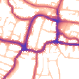 Daytime road noise heatmap for BR3 1EQ