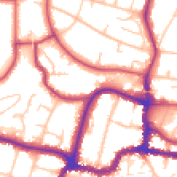 Daytime road noise heatmap for BR3 1ES