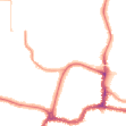 Night-time road noise heatmap for BR3 1ES