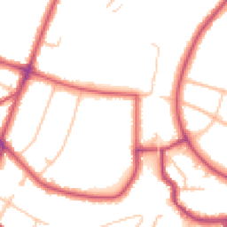 Daytime road noise heatmap for BR3 1FD