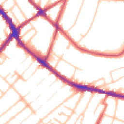 Daytime road noise heatmap for BR3 1JF