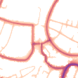 Daytime road noise heatmap for BR3 1JU