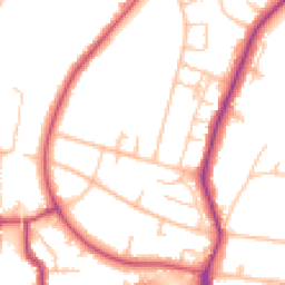Daytime road noise heatmap for BR3 1SN