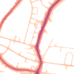 Daytime road noise heatmap for BR3 1UB