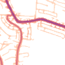Daytime road noise heatmap for BR3 3ED