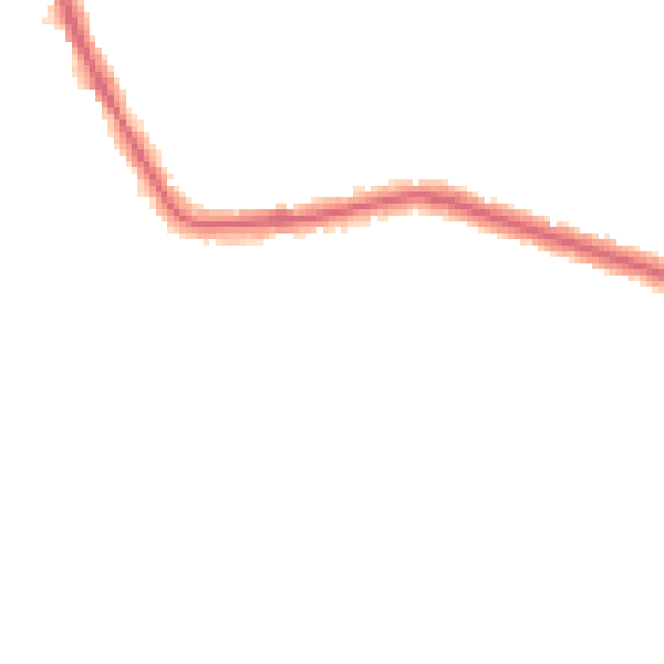 Night-time road noise heatmap for BR3 3ED