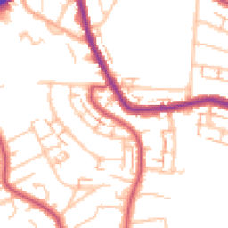 Daytime road noise heatmap for BR3 3EN