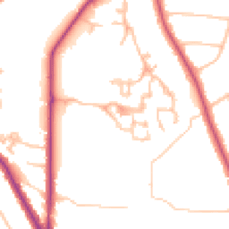 Daytime road noise heatmap for BR3 3GE