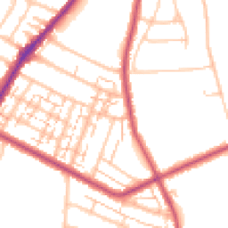 Daytime road noise heatmap for BR3 3JX
