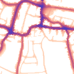 Daytime road noise heatmap for BR3 3LA