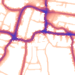 Daytime road noise heatmap for BR3 3LD