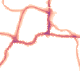 Night-time road noise heatmap for BR3 3LD