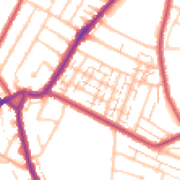 Daytime road noise heatmap for BR3 3QG
